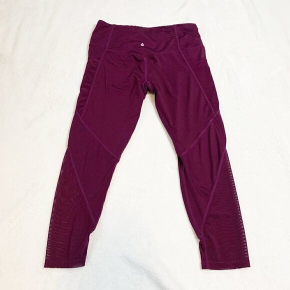 CALI Sport purple plum workout yoga pilates leggings with pockets - Size Medium - Picture 8 of 8